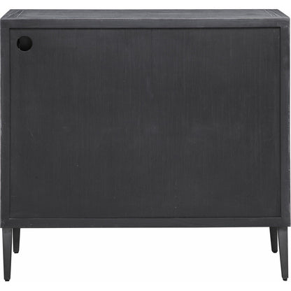 Laurentia Accent Cabinet by Uttermost. Made from elm, elm (venner), oak (venner), iron, plywood in a modern style.