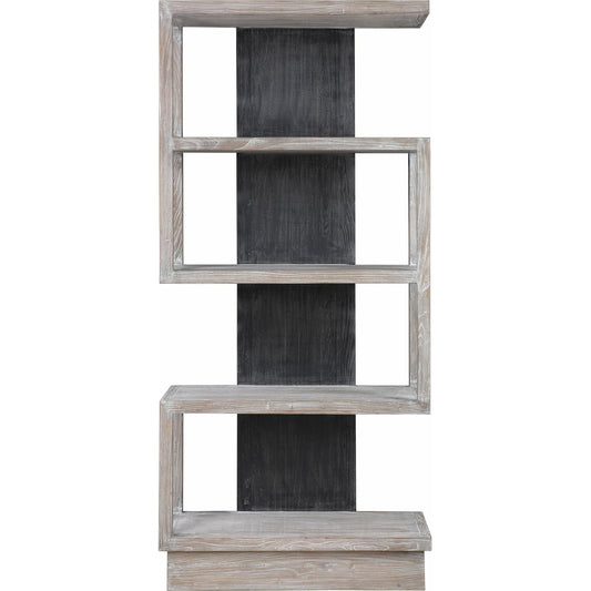 Nicasia Modern Etagere by Uttermost. Made from elm, elm (venner), plywood in a modern style.