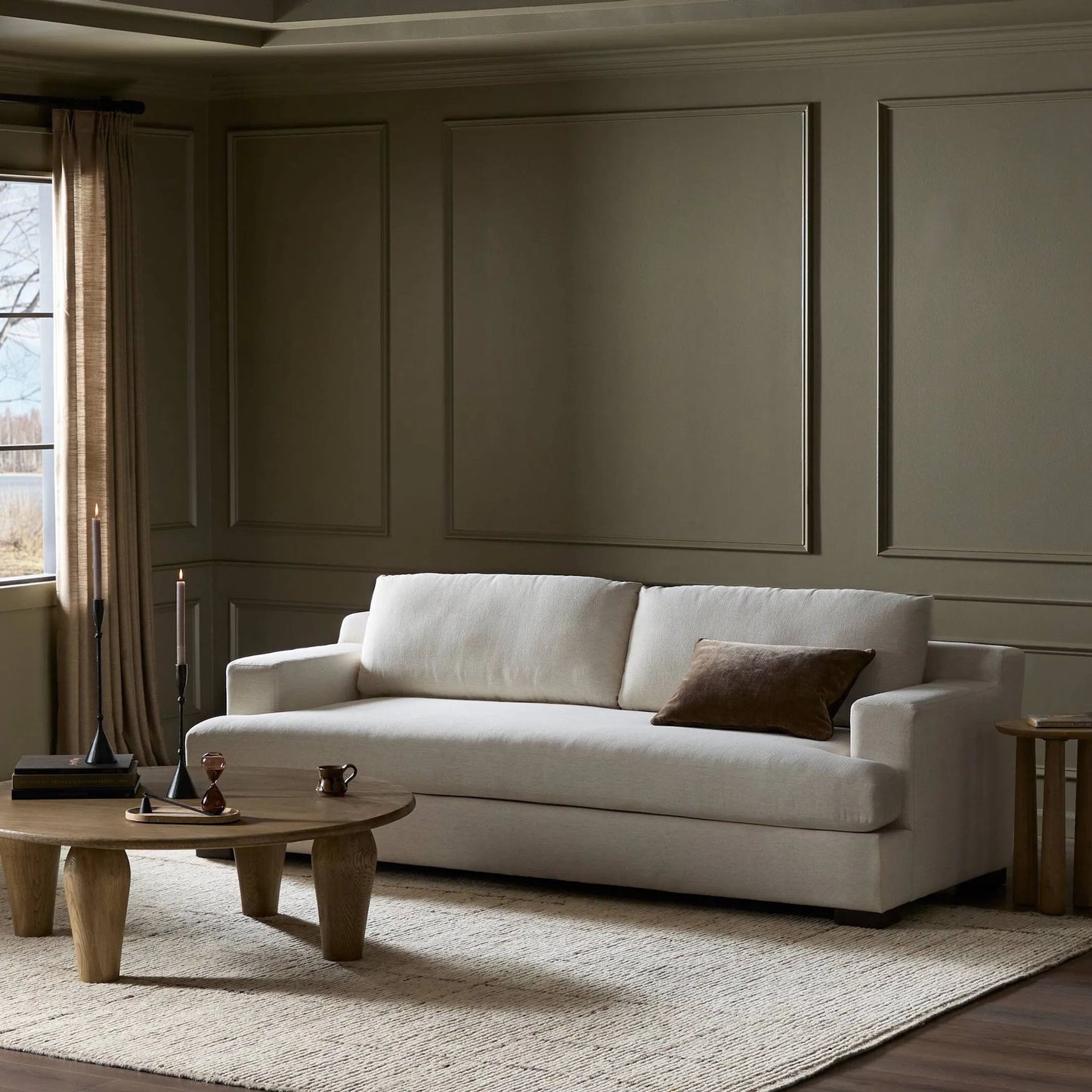 028 SI-2327551 | Lifestyle | Crispin Sofa by Four Hands. Made from unique in a transitional style.