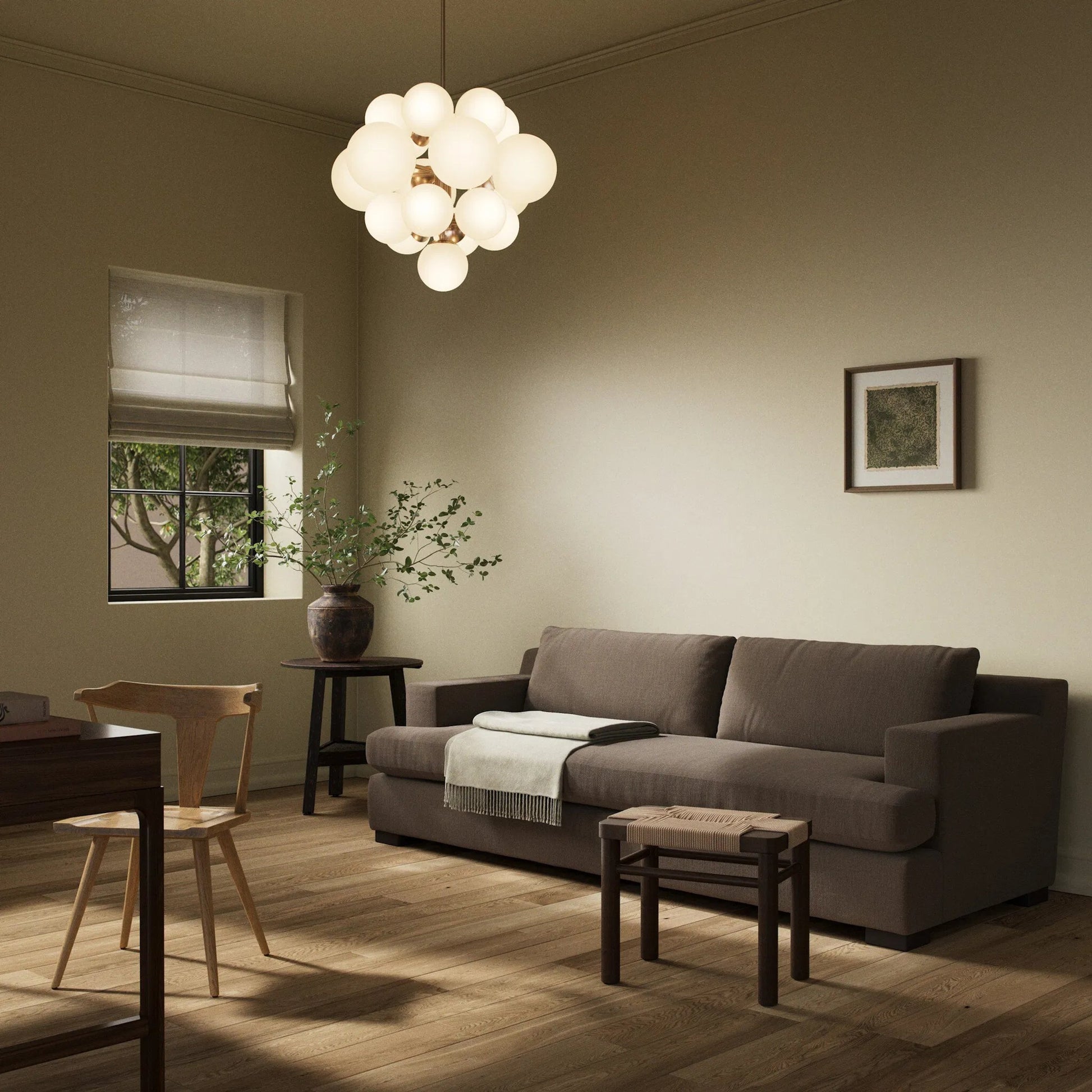 Crispin Sofa by Four Hands. Made from unique in a transitional style.