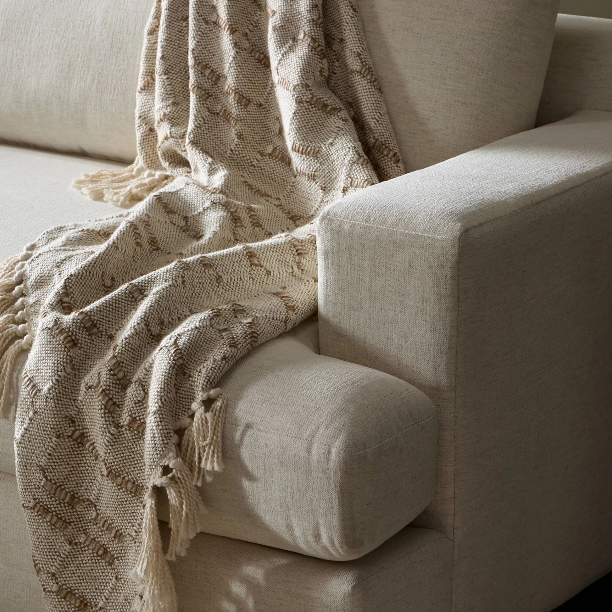 Crispin Sofa by Four Hands. Made from unique in a transitional style.