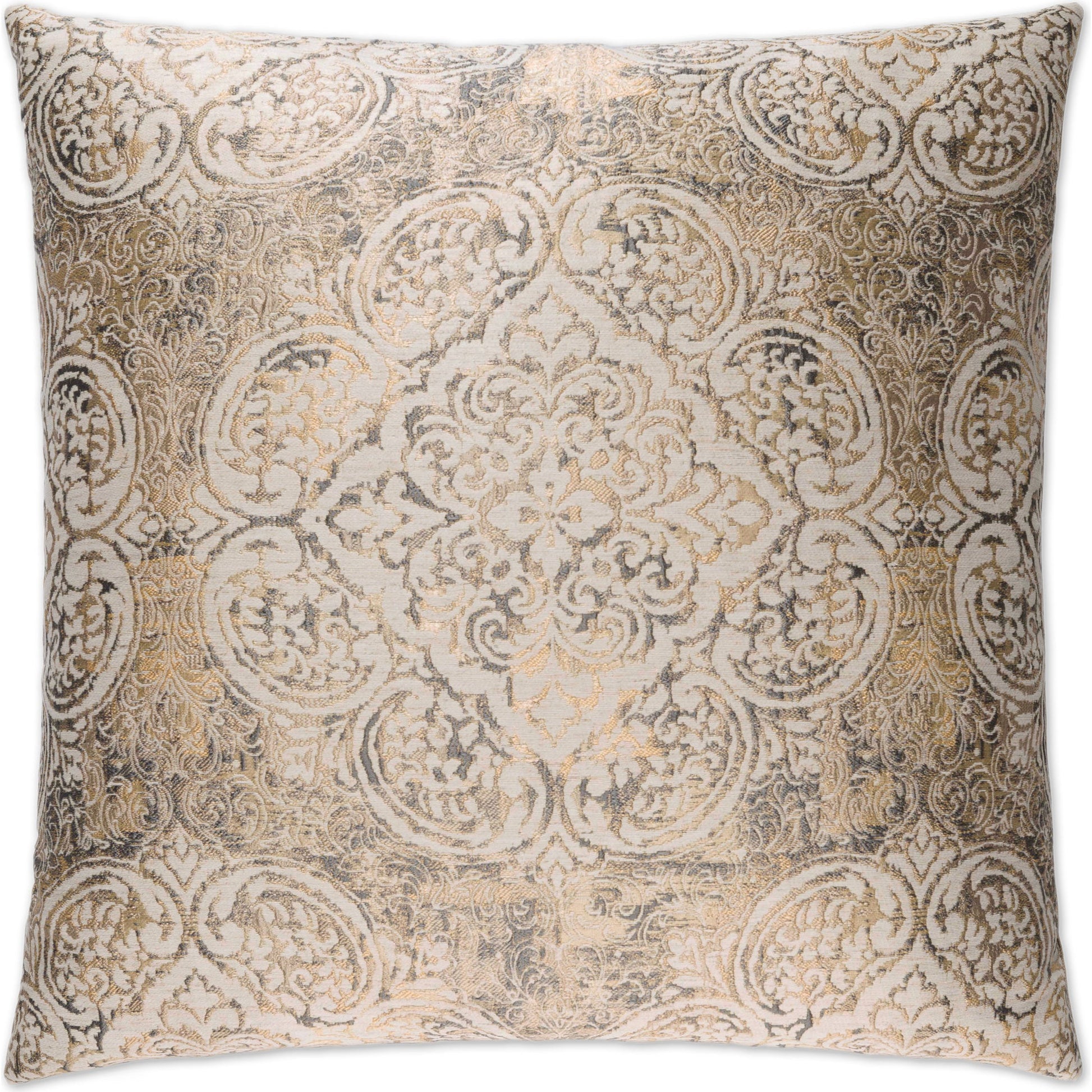 Vogue by DV Kap Home in gold, pewter. Made from 93% polyester, 7% linen in a transitional style.