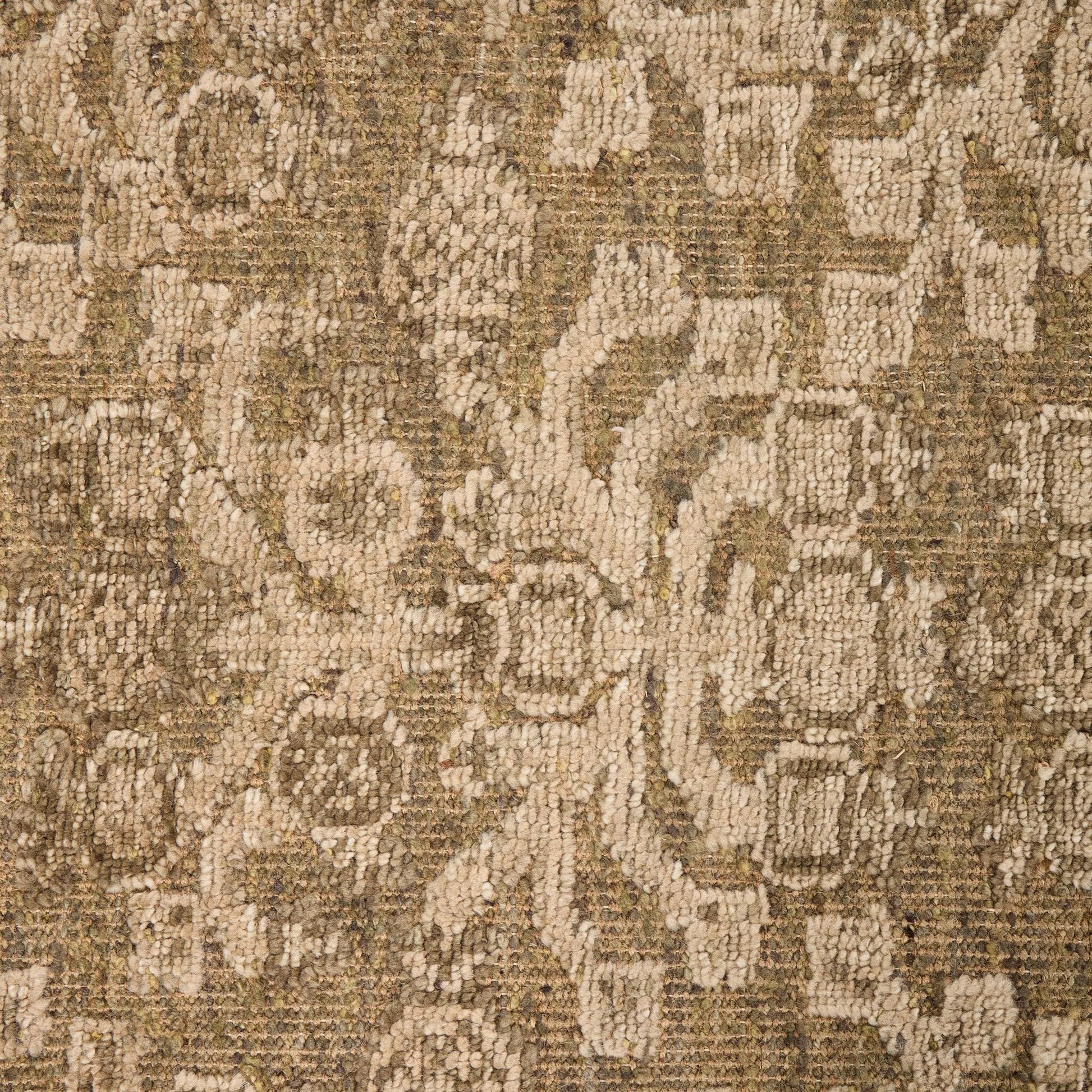 Pacifica Hand-Knotted Rug by Four Hands in pacifica sage. Made from 68% wool, 23% jute, 5% cotton, 4% polyester in a unique style.