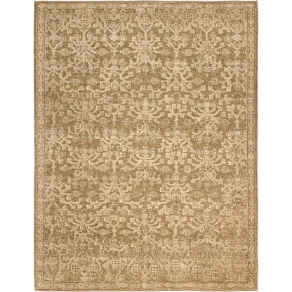 Pacifica Hand-Knotted Rug by Four Hands in pacifica sage. Made from 68% wool, 23% jute, 5% cotton, 4% polyester in a unique style.