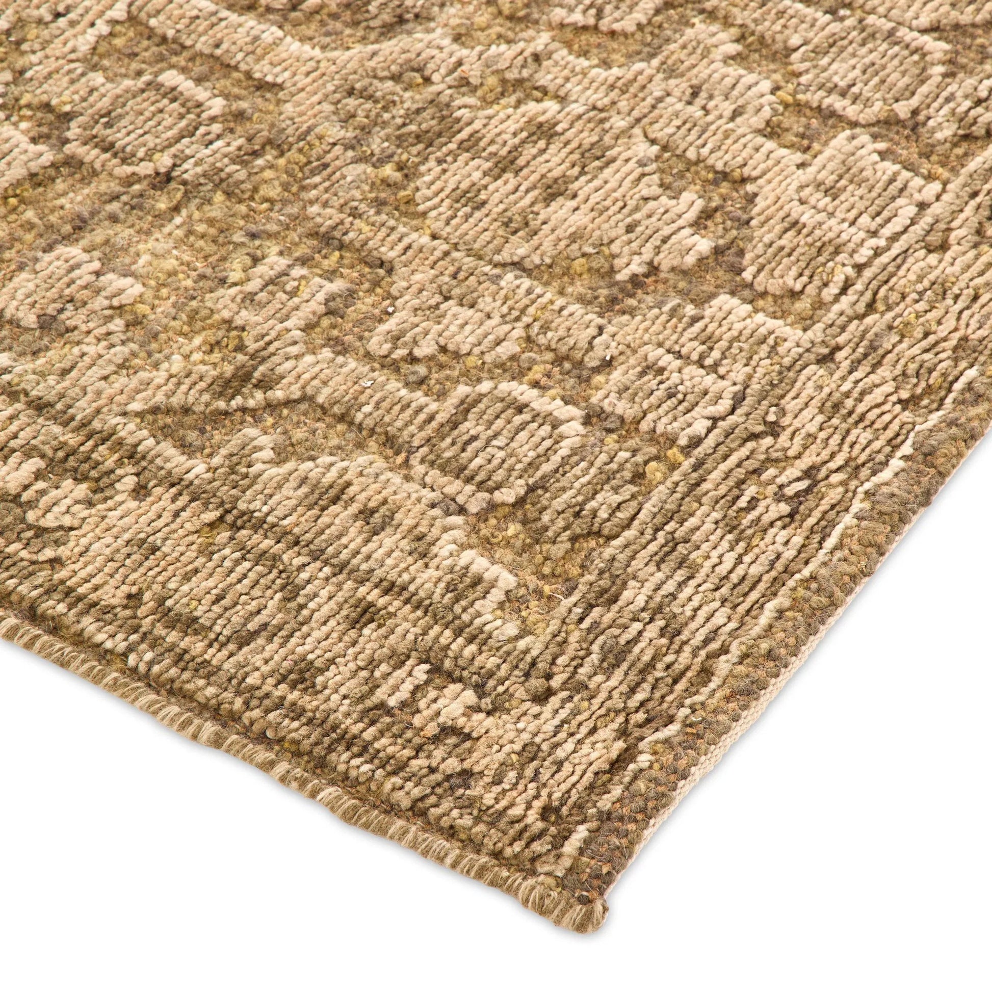 Pacifica Hand-Knotted Rug by Four Hands in pacifica sage. Made from 68% wool, 23% jute, 5% cotton, 4% polyester in a unique style.