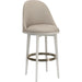 Another Round Bar Stool by Caracole. Made from birch in a transitional style.