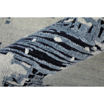Zarah Rug - ZRH8917F by Feizy in blue, ivory. Made from viscose, wool in a unique style.
