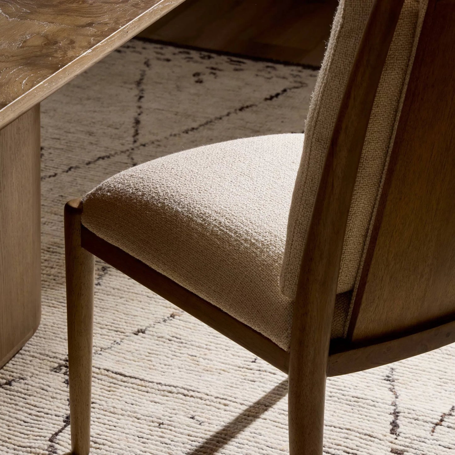 016 SI-2531621 | Closeup | Gallagher Dining Chair by Four Hands. Made from unique in a unique style.