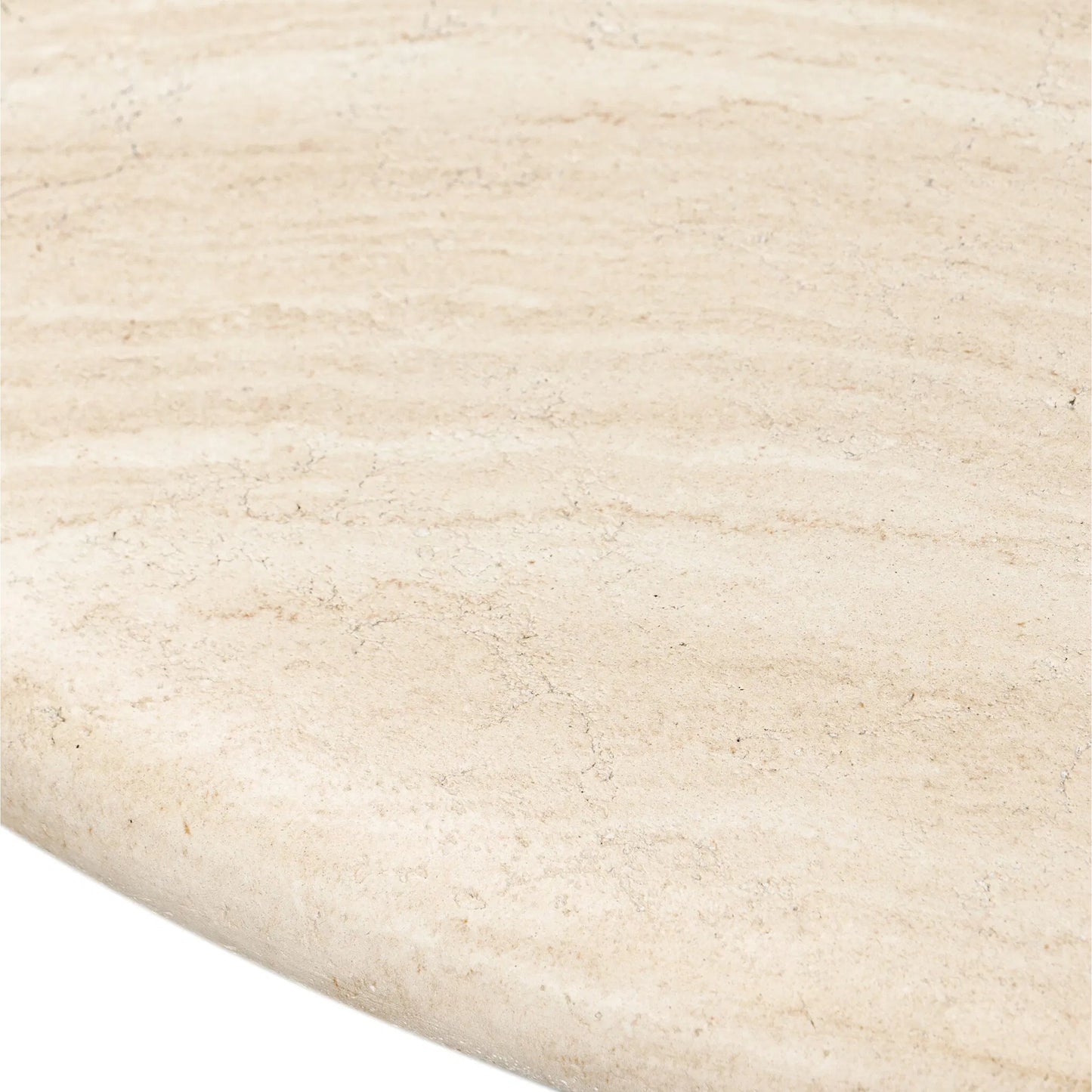 005 SI-2446586 | Closeup | Janice Bistro Table-36" by Four Hands in sand striae. Made from solid concrete in a transitional style.