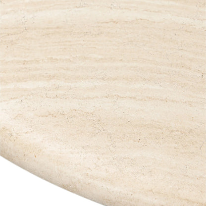 Janice Bistro Table-36" by Four Hands in sand striae. Made from solid concrete in a transitional style.