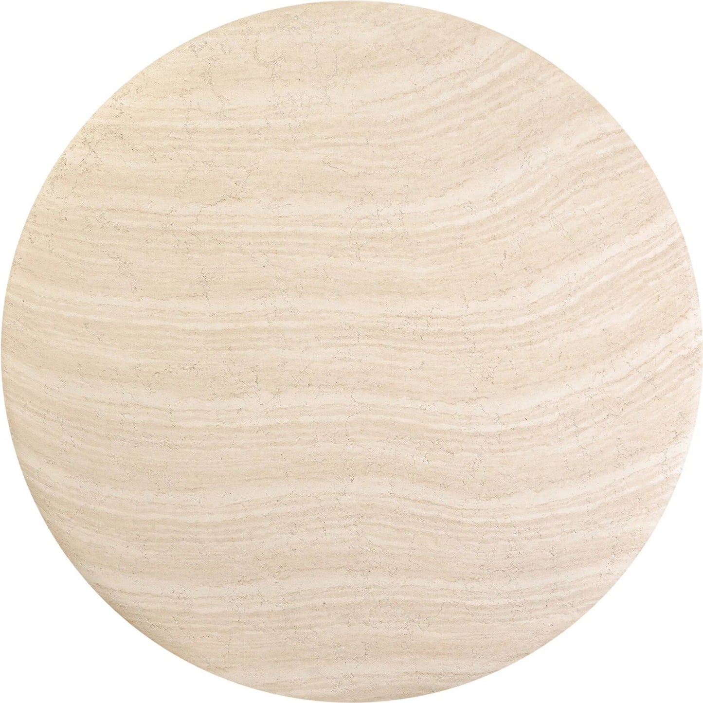 002 SI-2446586 | Additional Silo | Janice Bistro Table-36" by Four Hands in sand striae. Made from solid concrete in a transitional style.