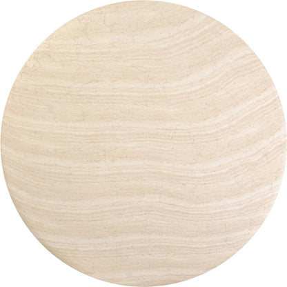 Janice Bistro Table-36" by Four Hands in sand striae. Made from solid concrete in a transitional style.