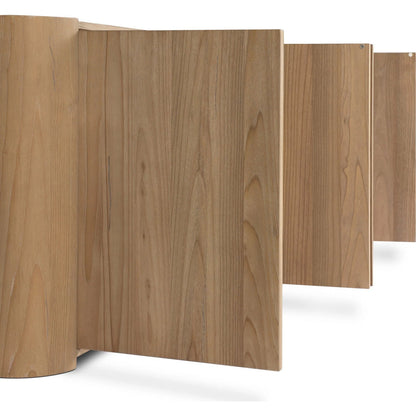 Radius Sideboard by Four Hands in light blonde sungkai veneer. Made from thick sungkai veneer in a transitional style.