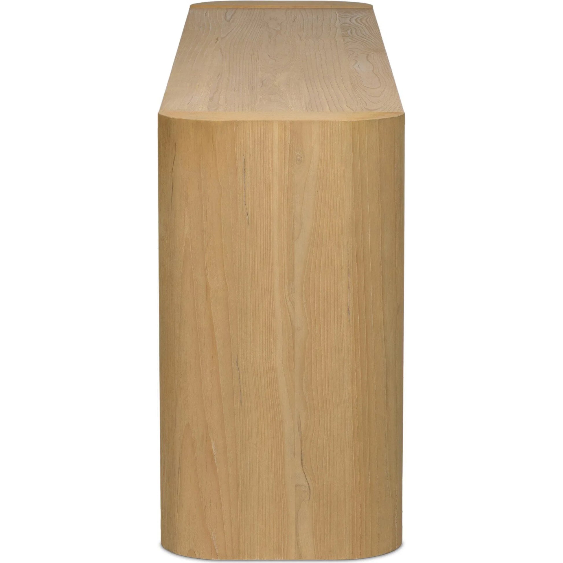 Radius Sideboard by Four Hands in light blonde sungkai veneer. Made from thick sungkai veneer in a transitional style.