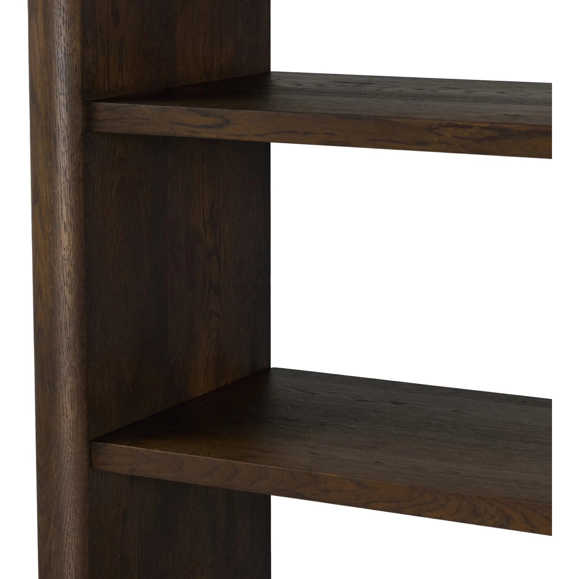 Arthur Bookcase by Four Hands in tobacco oak, tobacco oak veneer. Made from solid oak, oak veneer in a transitional style.