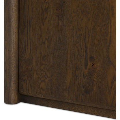 Arthur Bookcase by Four Hands in tobacco oak, tobacco oak veneer. Made from solid oak, oak veneer in a transitional style.