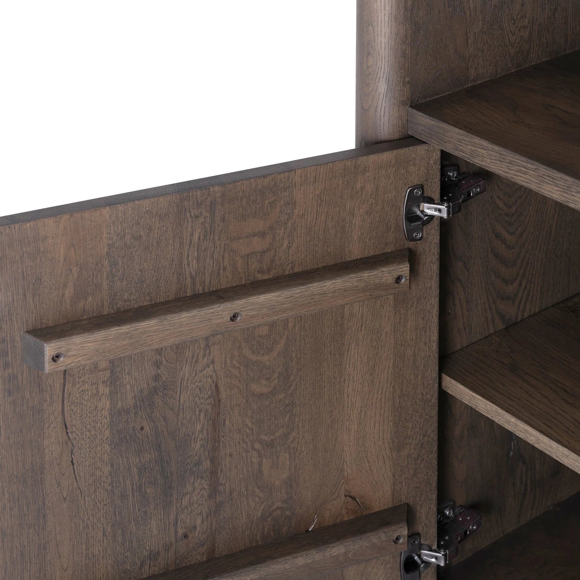 Arthur Bookcase by Four Hands in tobacco oak, tobacco oak veneer. Made from solid oak, oak veneer in a transitional style.