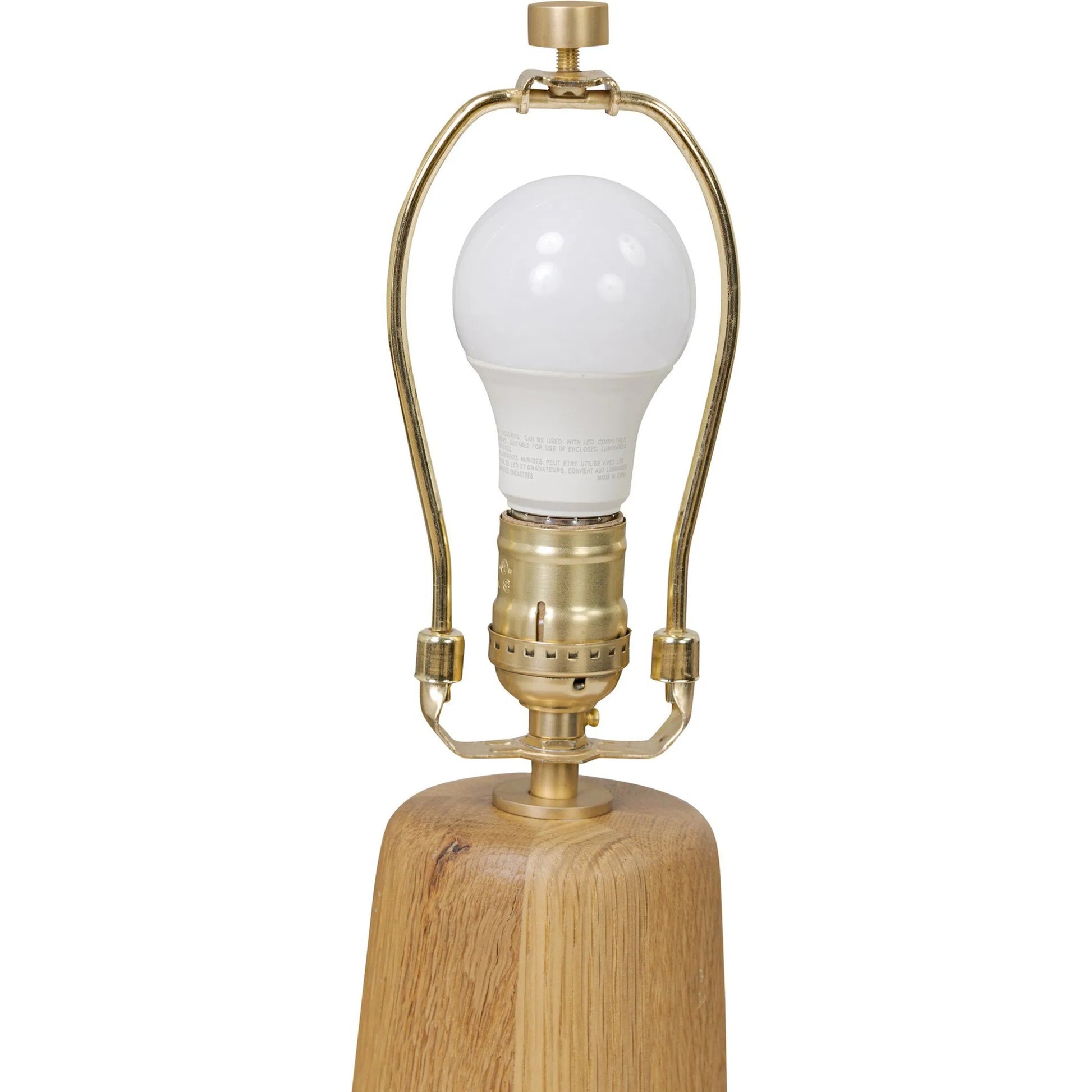 Nora Drum Table Lamp by Four Hands in light oak, antique brass, aged brass. Made from solid oak, steel, brass in a unique style.