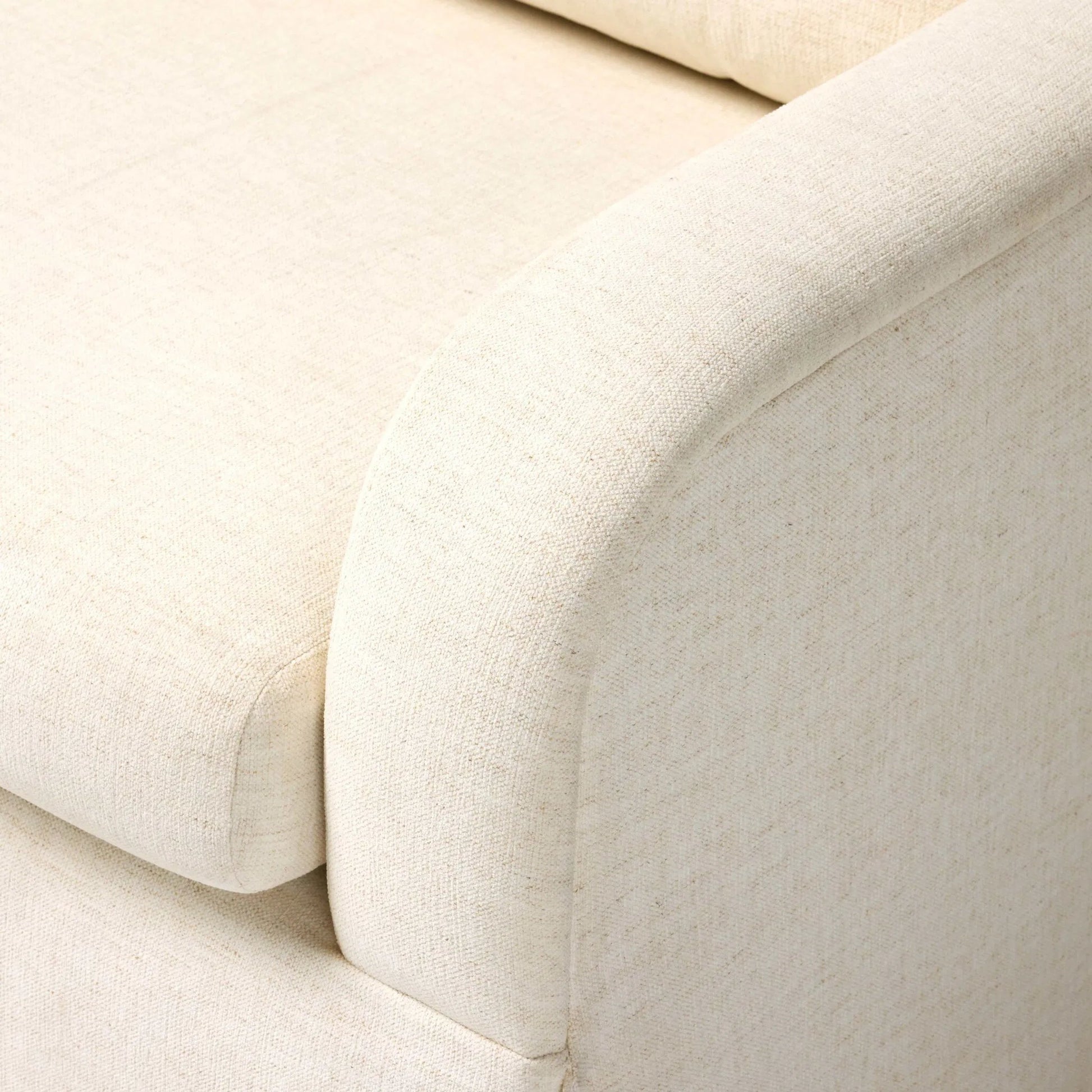 Ulla Sleeper Sofa by Four Hands in crypton nomad snow, warm ash. Made from 92% polyester, 8% flax/linen, solid ash in a unique style.