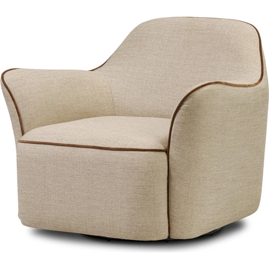 Bethany Swivel Chair by Four Hands. Made from unique in a transitional style.