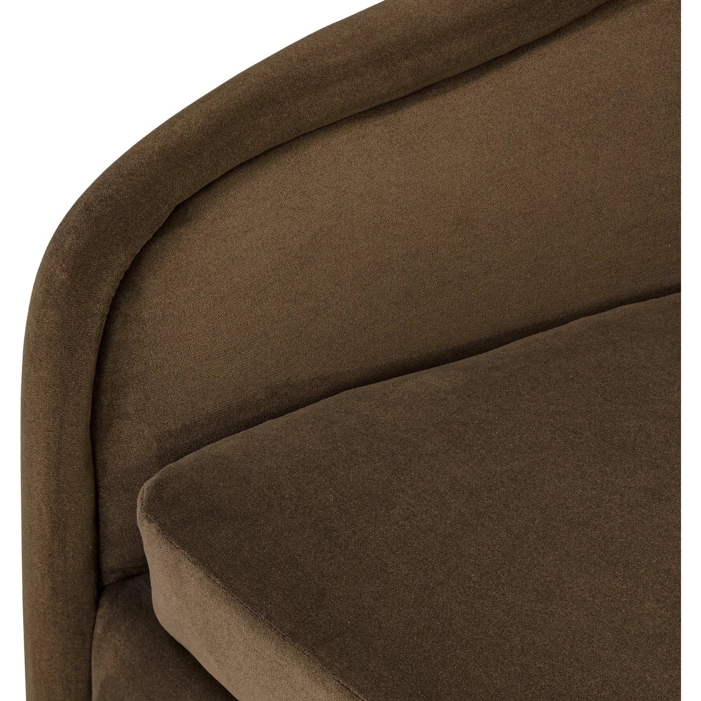 024 SI-2635277 | Closeup | Blaire Swivel Chair by Four Hands in crypton henry coffee. Made from 100% polyester in a transitional style.
