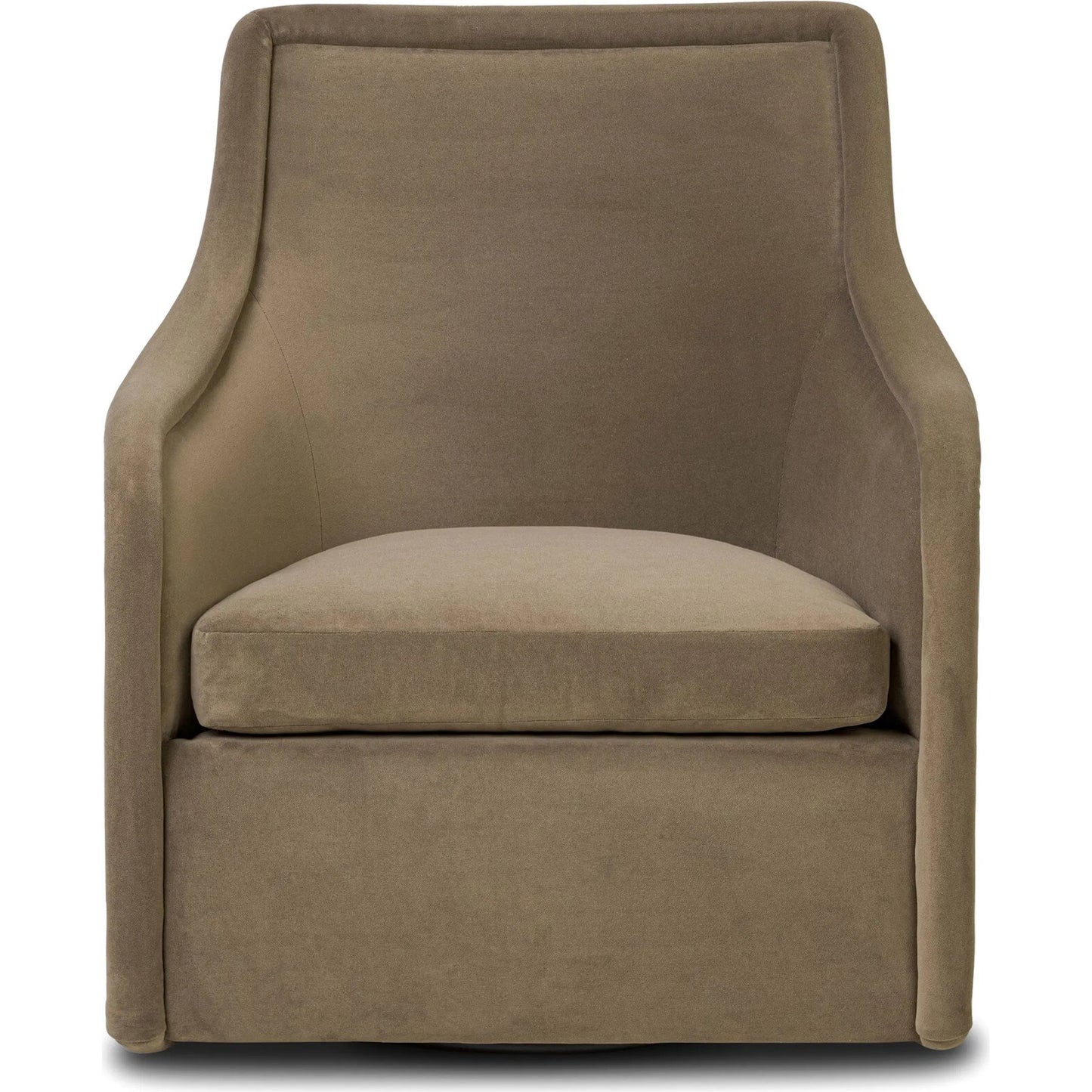 015 SI-2635277 | Additional Silo | Blaire Swivel Chair by Four Hands in crypton henry coffee. Made from 100% polyester in a transitional style.