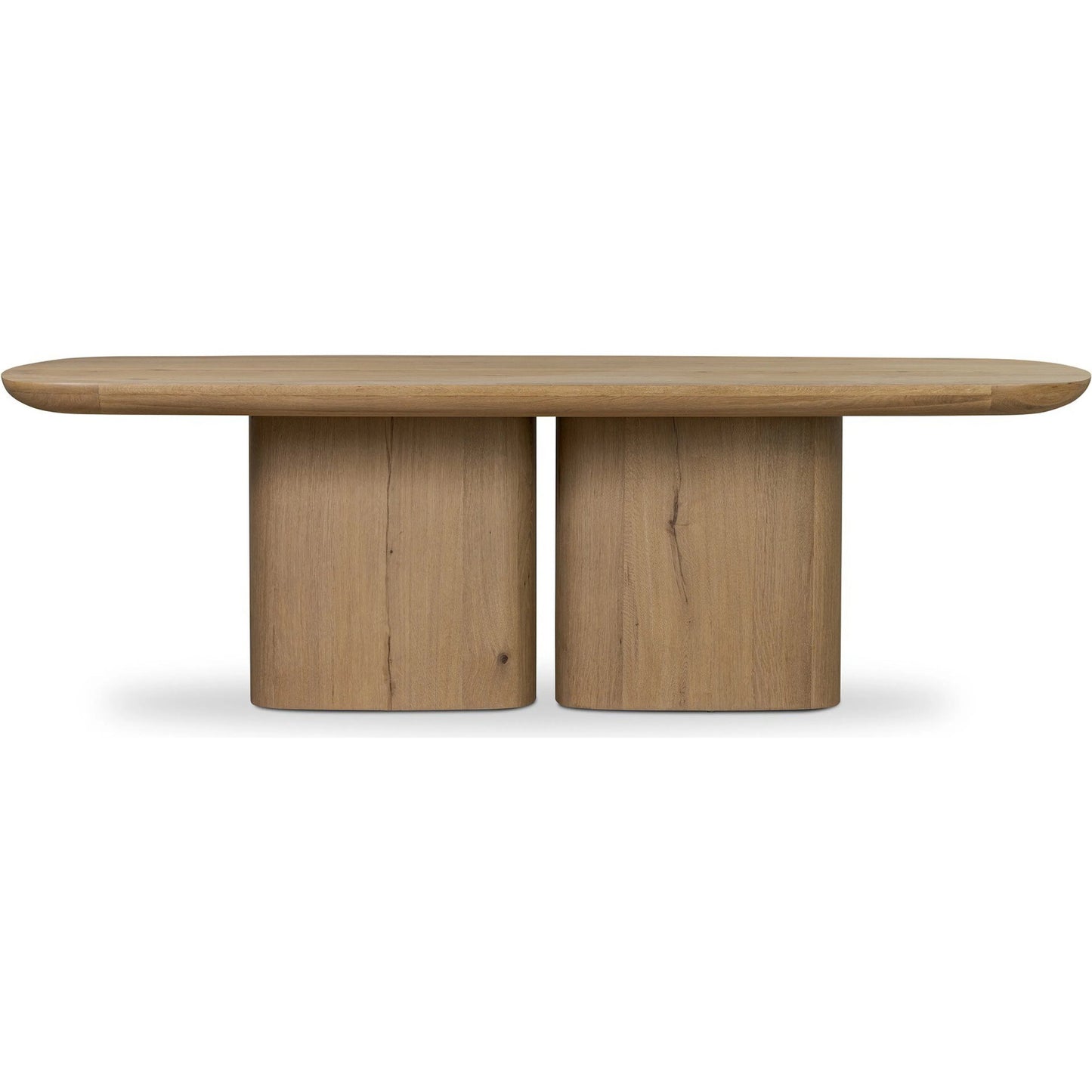 002 SI-2446521 | Additional Silo | Barto Dining Table by Four Hands in aged smoked oak veneer. Made from thick oak veneer, solid oak in a transitional style.