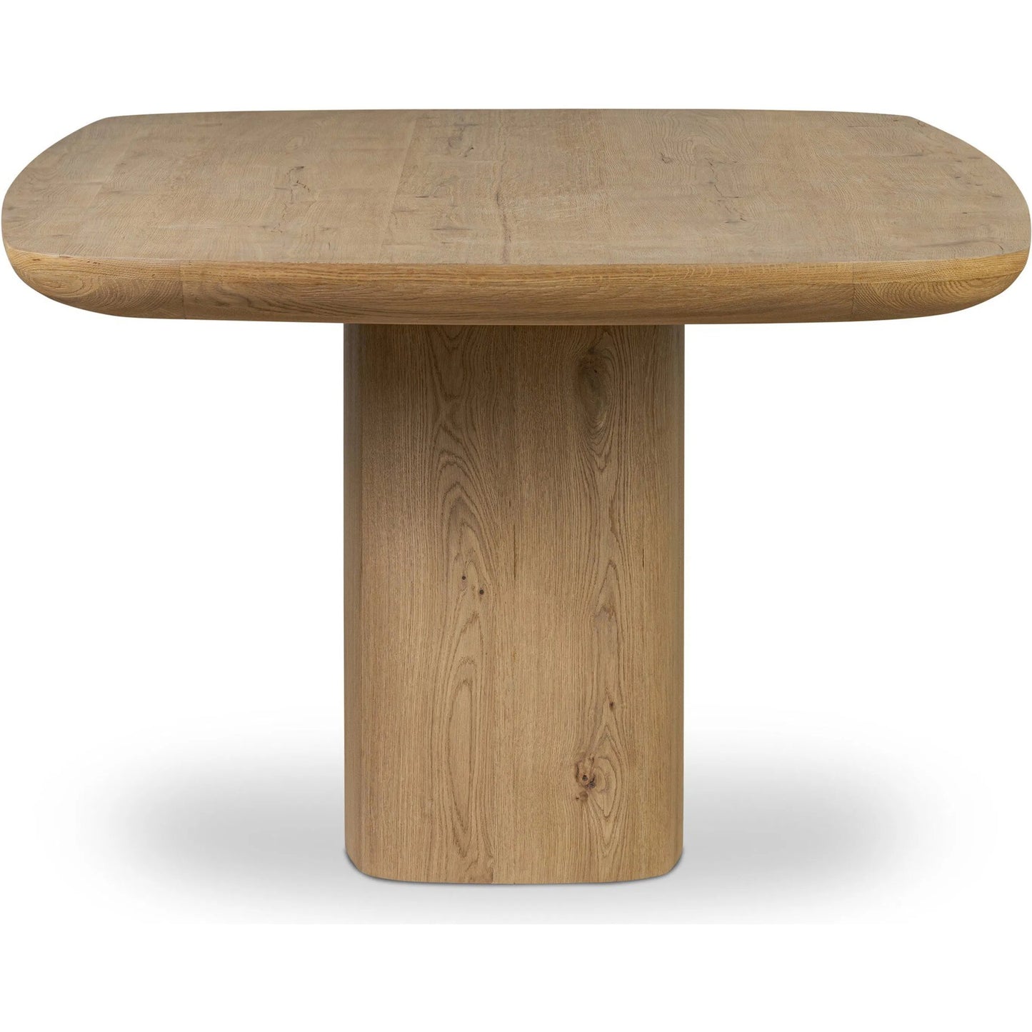 003 SI-2446521 | Additional Silo | Barto Dining Table by Four Hands in aged smoked oak veneer. Made from thick oak veneer, solid oak in a transitional style.