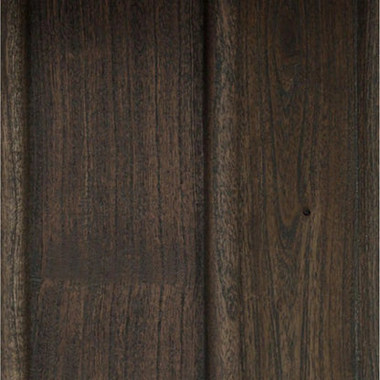 Pavlo Bistro Table by Four Hands in brown marble, dark brown acacia. Made from solid marble, solid acacia in a modern style.
