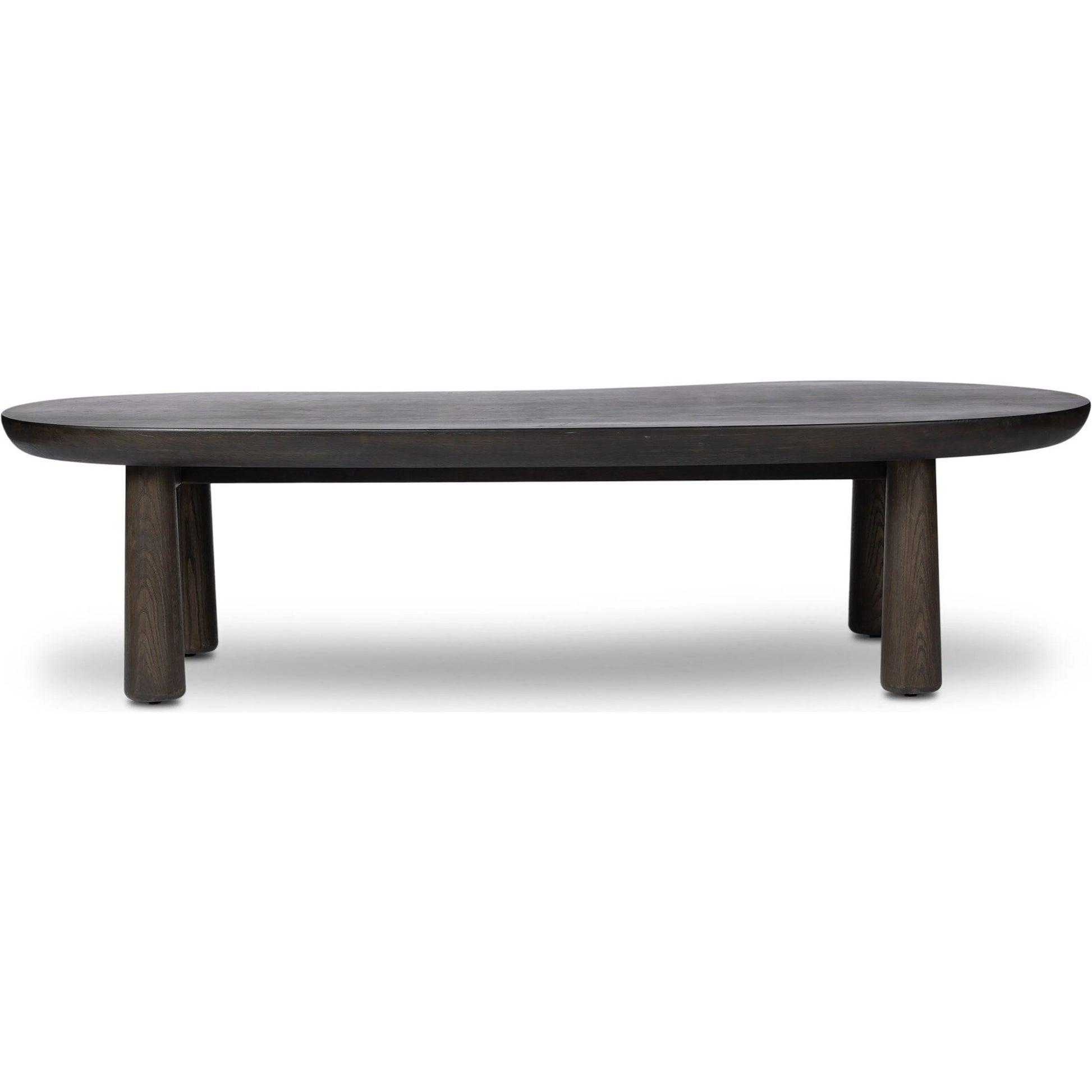 Clara Coffee Table by Four Hands. Made from oak veneer, solid oak in a transitional style.