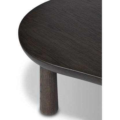 Clara Coffee Table by Four Hands. Made from oak veneer, solid oak in a transitional style.