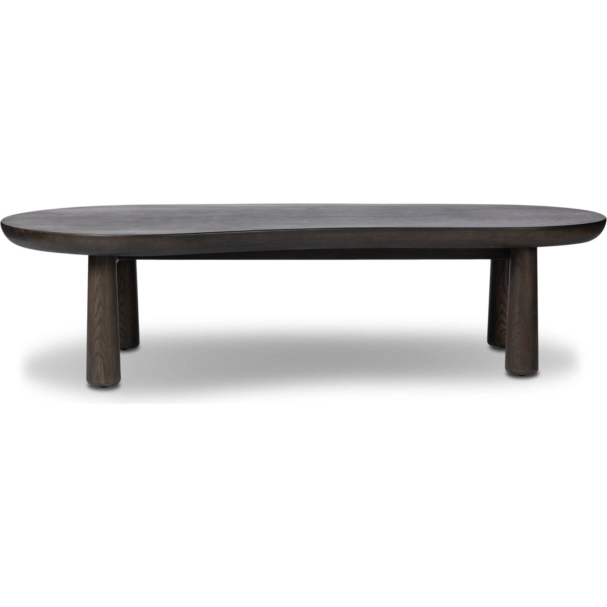 Clara Coffee Table by Four Hands. Made from oak veneer, solid oak in a transitional style.