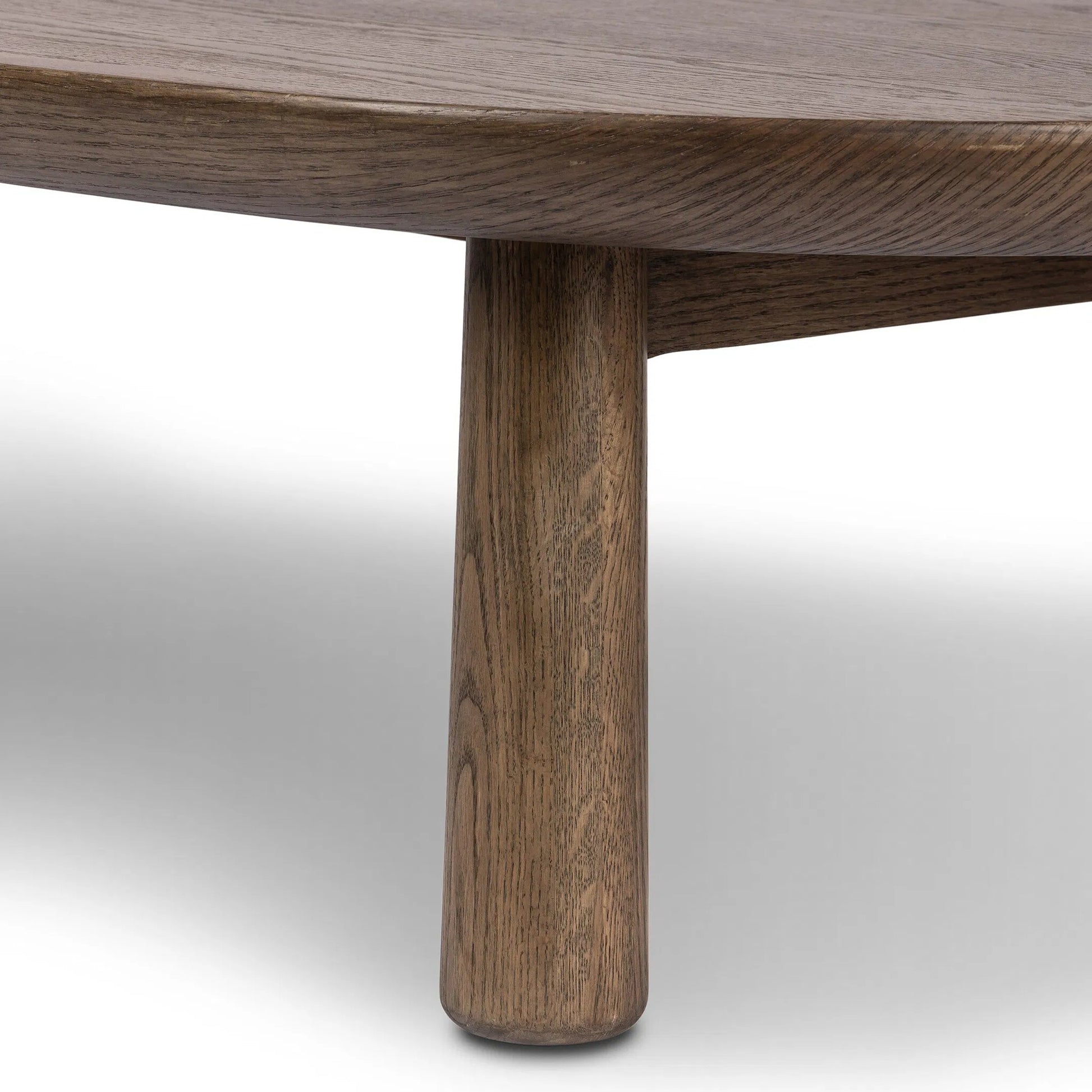 Clara Coffee Table by Four Hands. Made from oak veneer, solid oak in a transitional style.