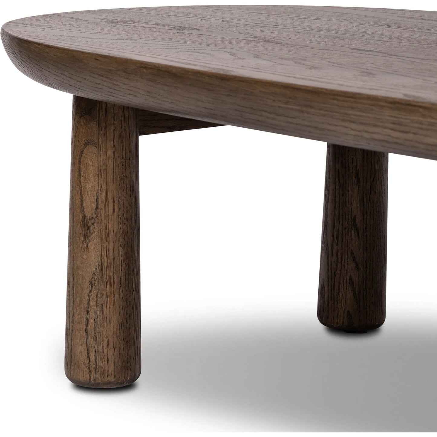 013 SI-2473225 | Closeup | Clara Coffee Table by Four Hands. Made from oak veneer, solid oak in a transitional style.