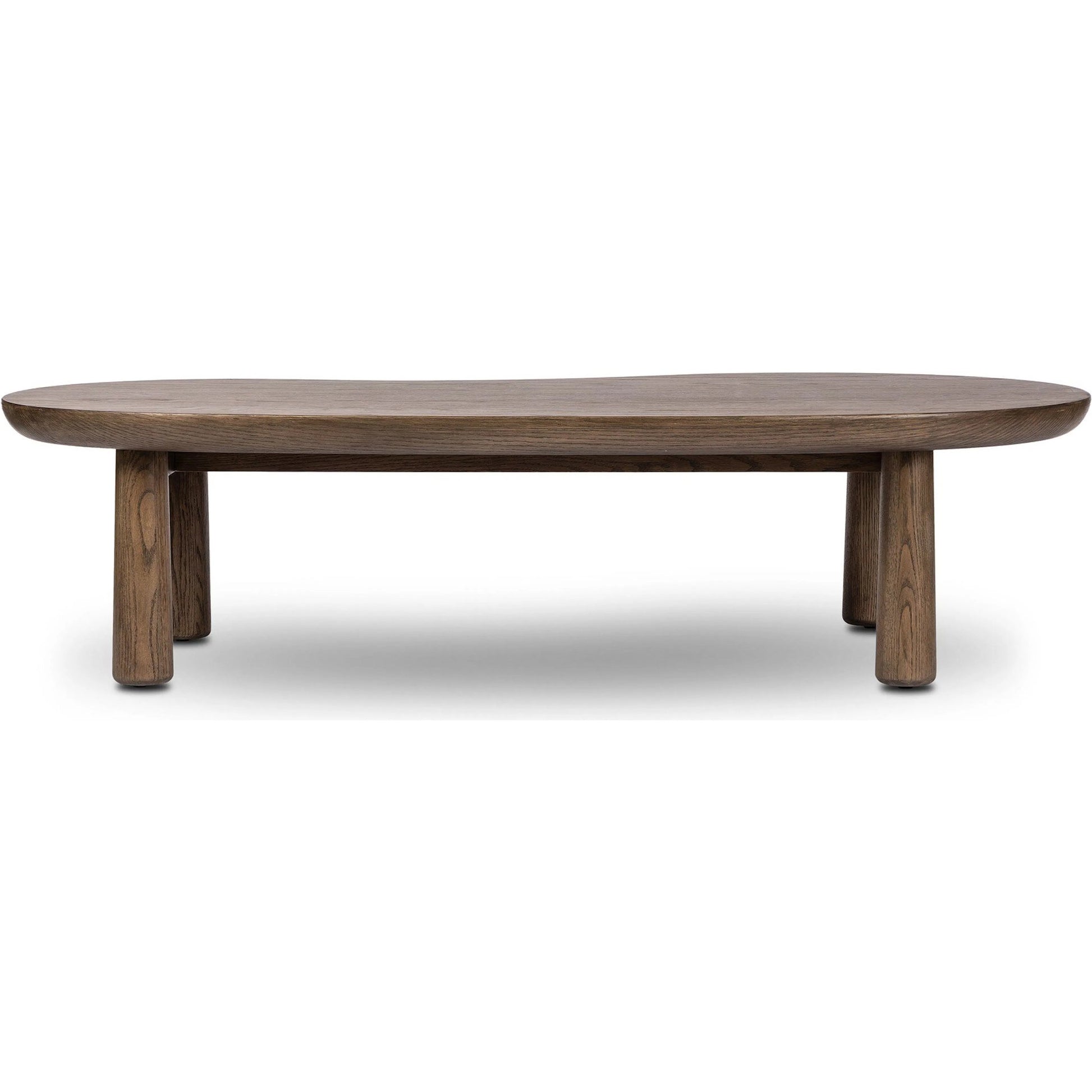 Clara Coffee Table by Four Hands. Made from oak veneer, solid oak in a transitional style.