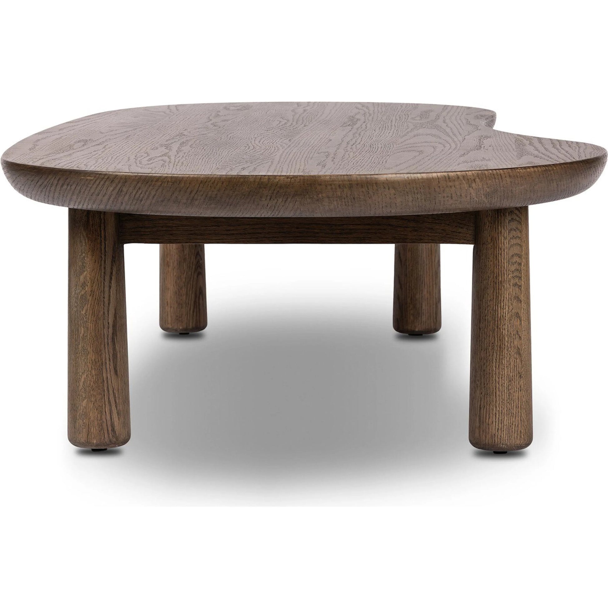 Clara Coffee Table by Four Hands. Made from oak veneer, solid oak in a transitional style.