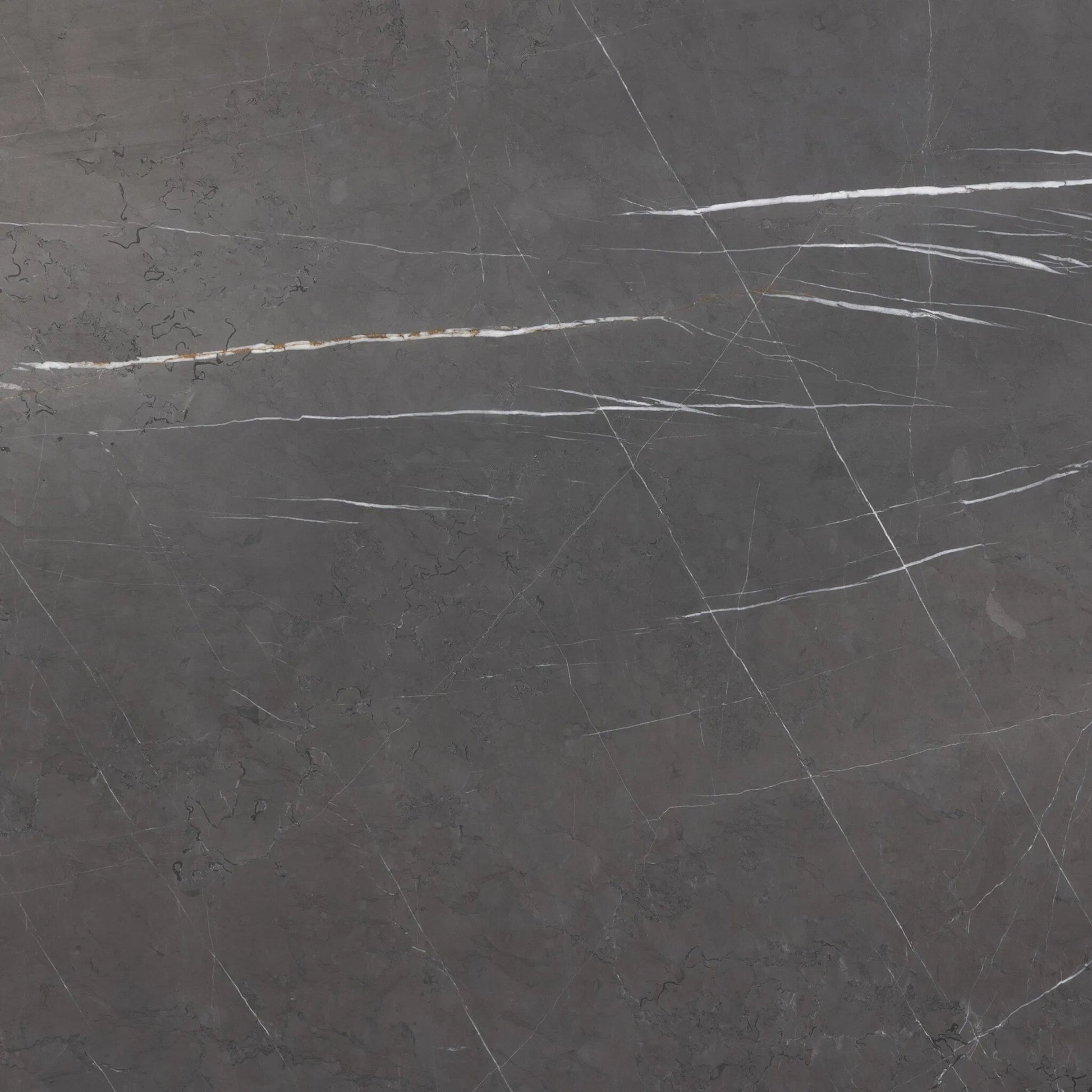 Rayna Coffee Table by Four Hands in grey italian marble, rubbed bronze. Made from solid marble, iron in a unique style.