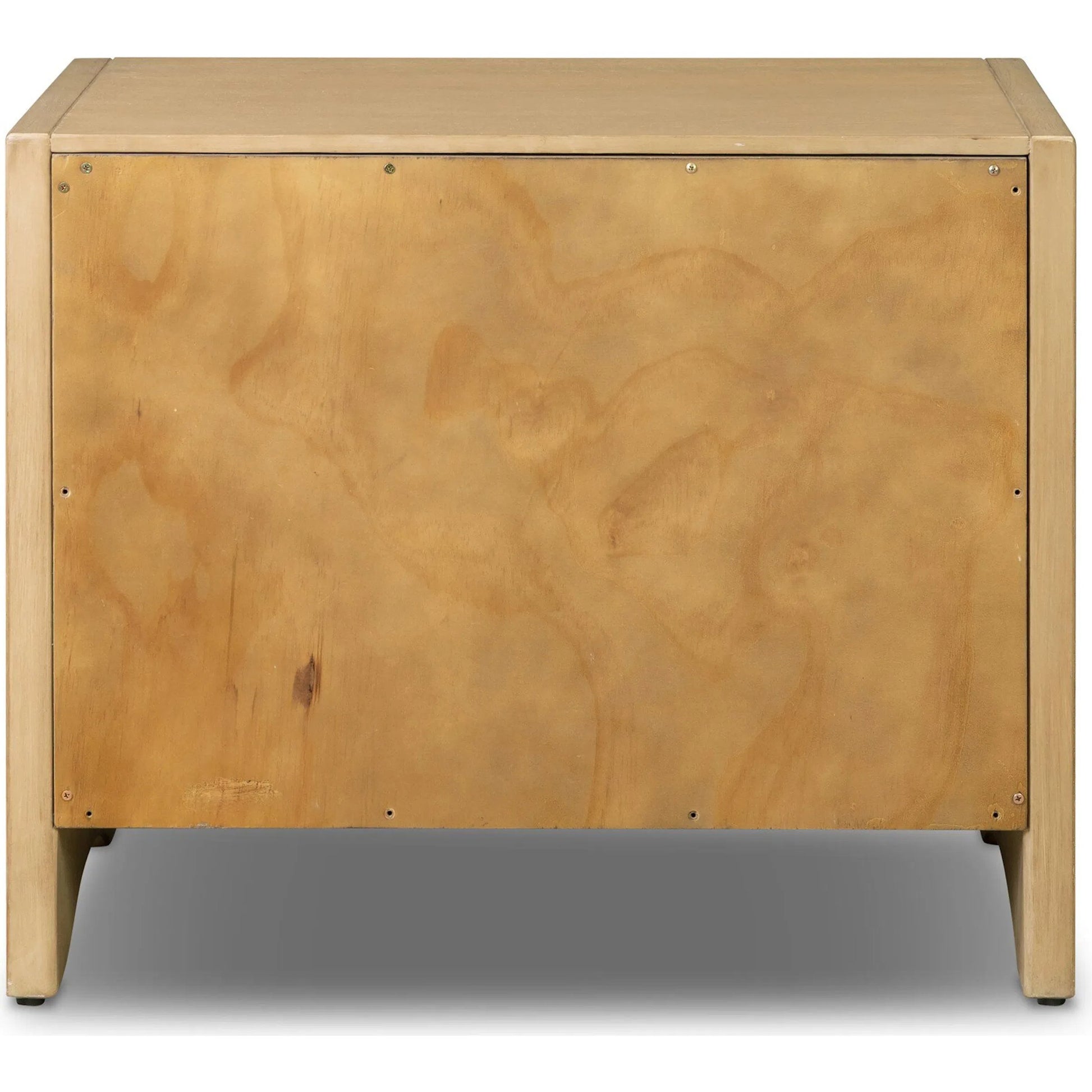 Hazel Nightstand by Four Hands in light wash oak veneer. Made from thick oak veneer, solid oak in a unique style.