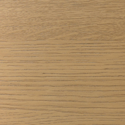 Hazel Nightstand by Four Hands in light wash oak veneer. Made from thick oak veneer, solid oak in a unique style.