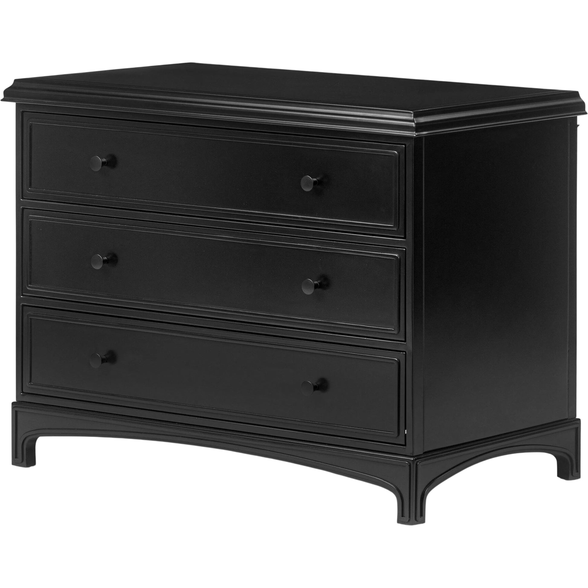 Kurk Nightstand by Four Hands in black. Made from iron in a unique style.