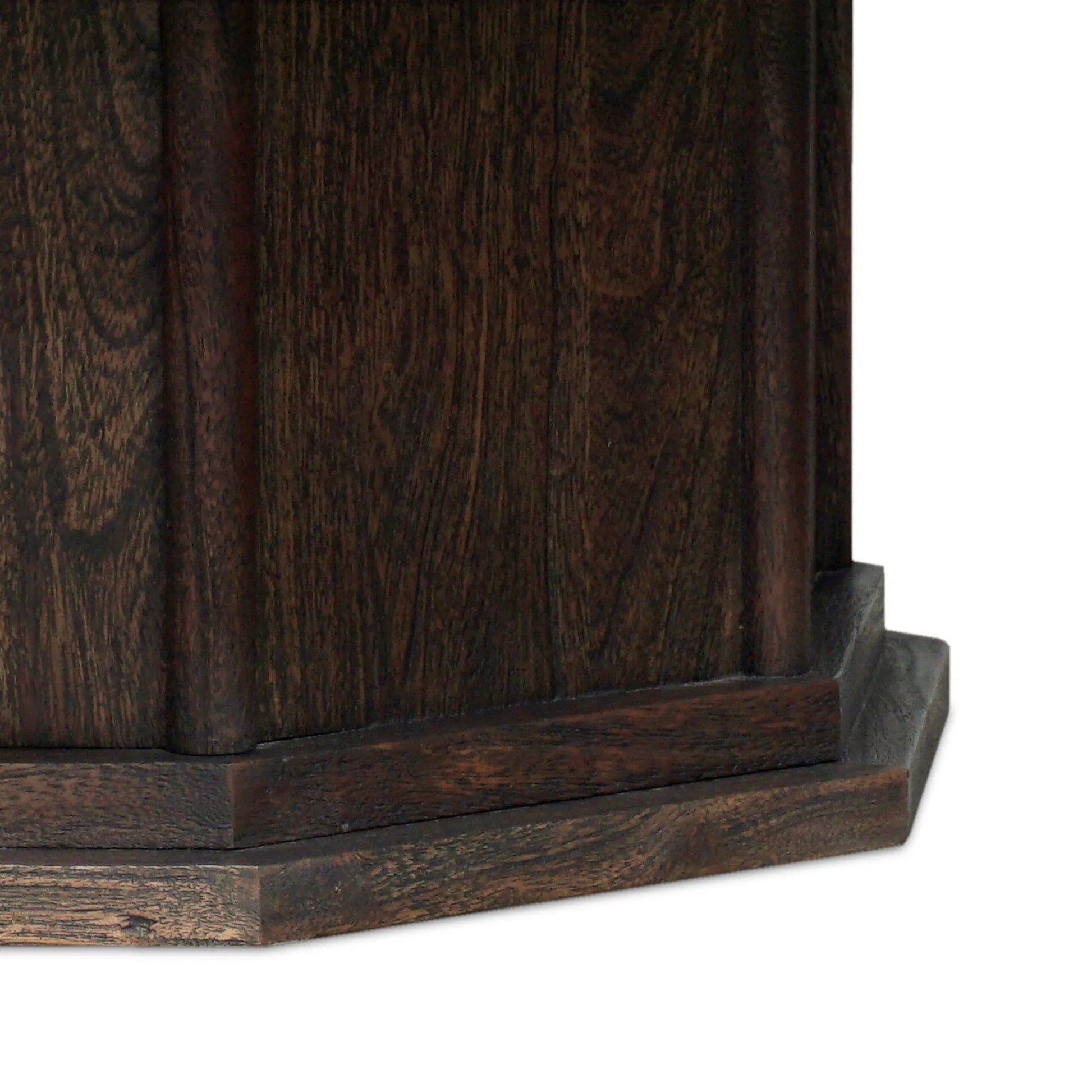 Pavlo Coffee Table by Four Hands in brown marble, dark brown acacia. Made from solid marble, solid acacia in a modern style.