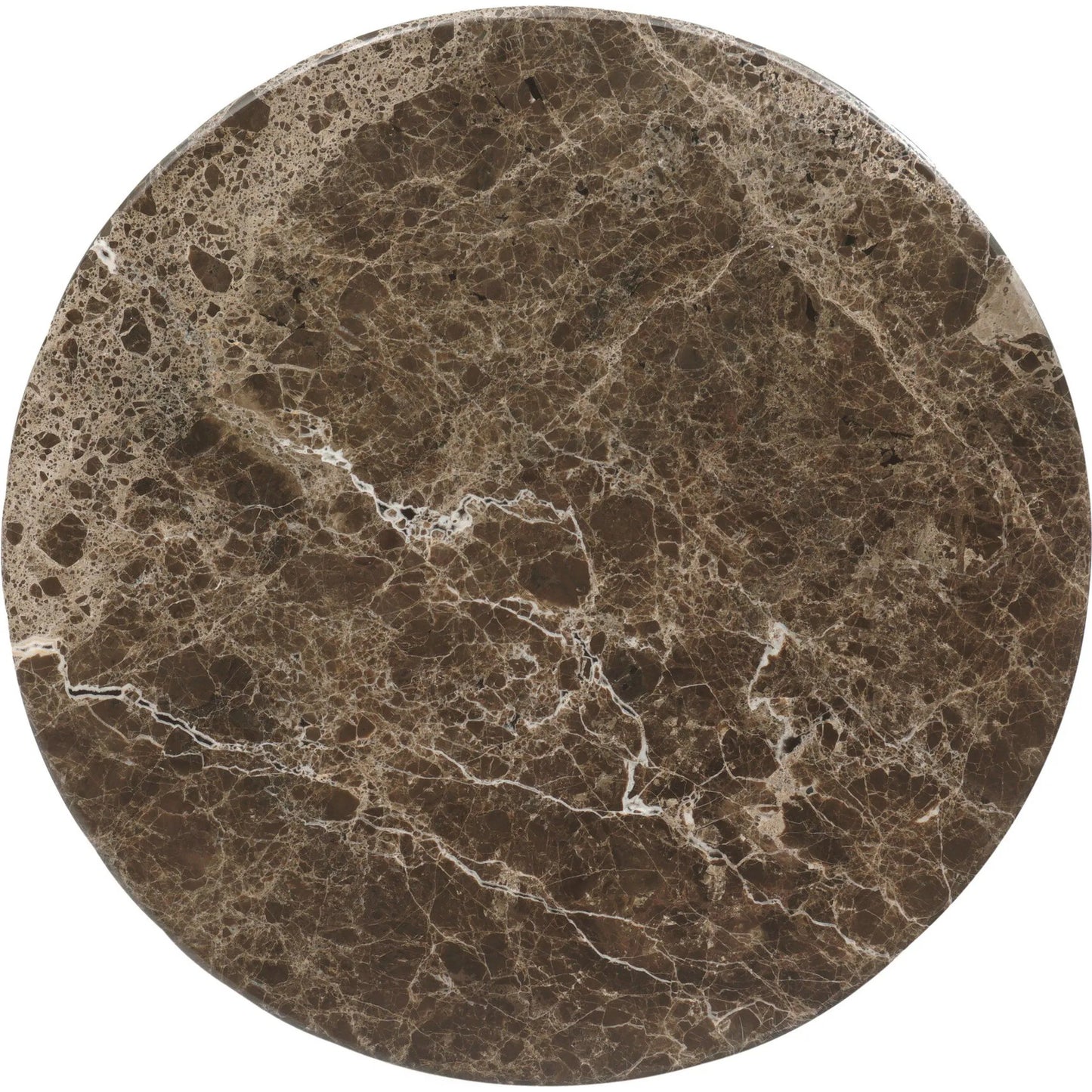 002 SI-2535277 | Additional Silo | Pavlo Cabinet End Table by Four Hands in brown marble, dark brown acacia. Made from solid marble, solid acacia in a unique style.