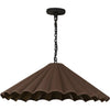 Black Wrought Iron, Espresso Canvas