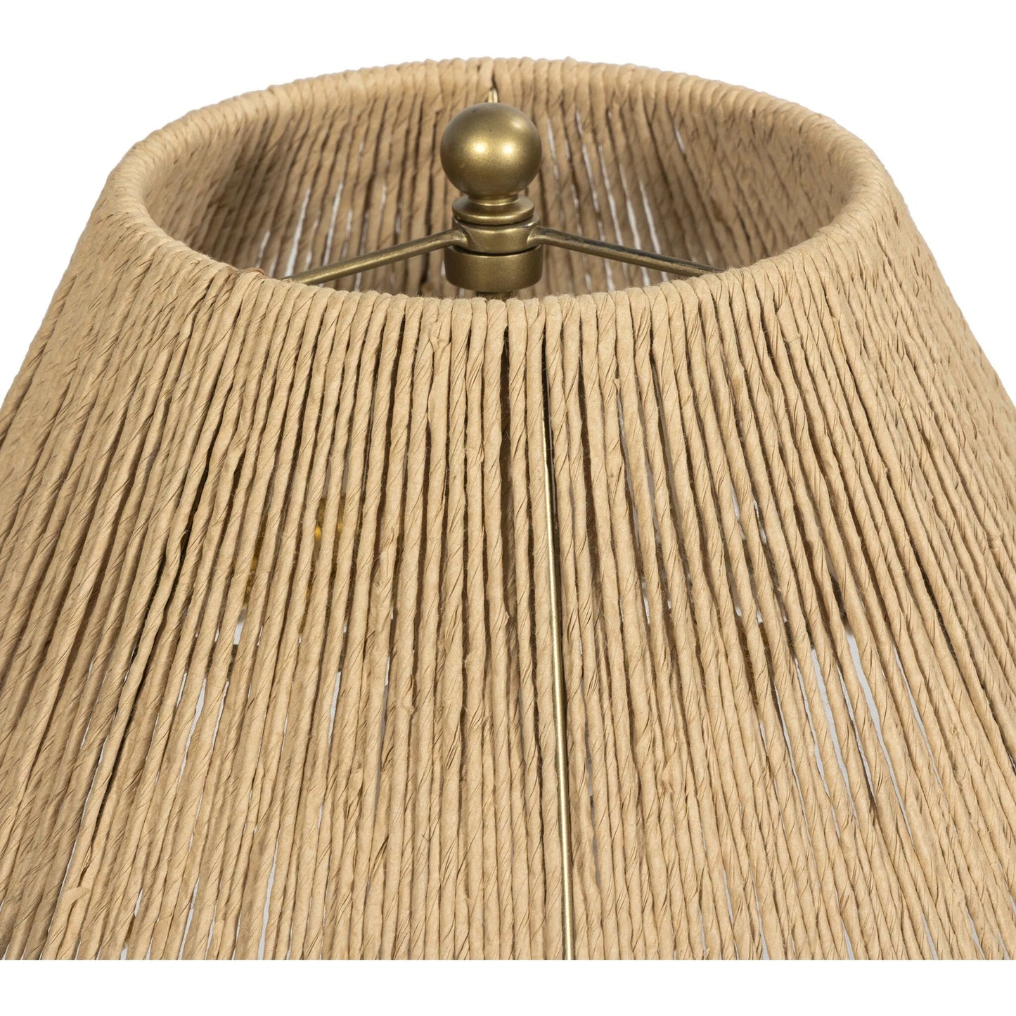 002 SI-2446508 | Closeup | Astra Table Lamp by Four Hands in cream italian marble, antique brass iron. Made from solid marble, iron in a modern style.