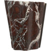 Red Italian Marble, Light Oil Rubbed Bronze, Black Cord