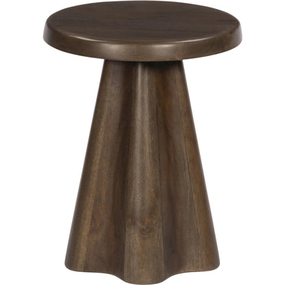 Jinx End Table by Four Hands in tawny mango. Made from solid mango in a traditional style.