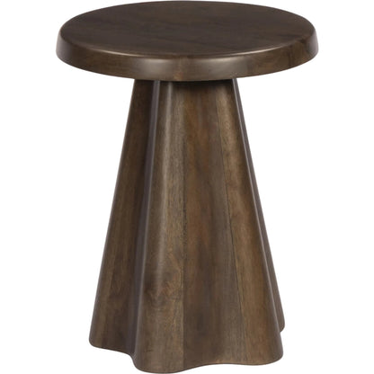 Jinx End Table by Four Hands in tawny mango. Made from solid mango in a traditional style.