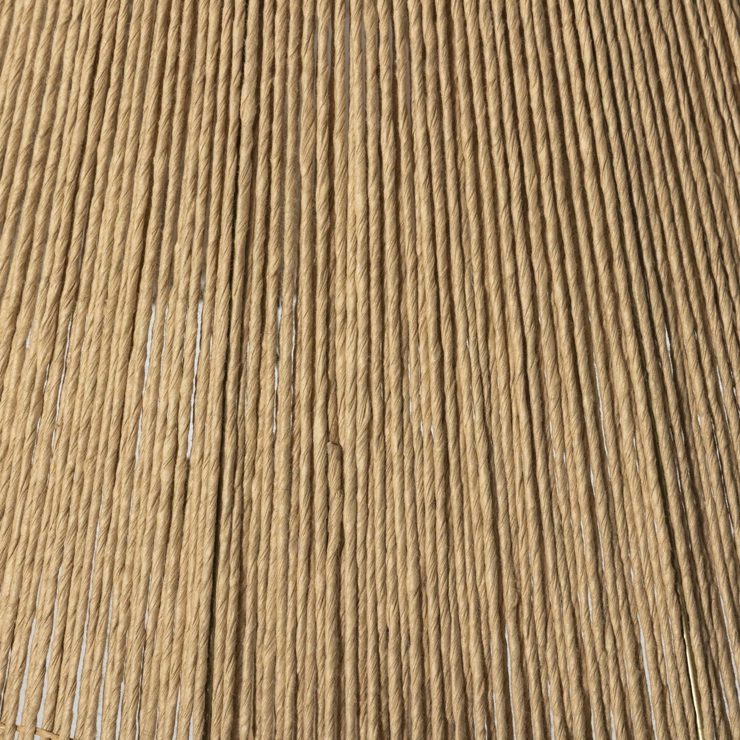 004 SI-2446617 | Closeup | Nessa Floor Lamp by Four Hands in antique brass iron, natural paper cord. Made from iron, rush in a rustic style.