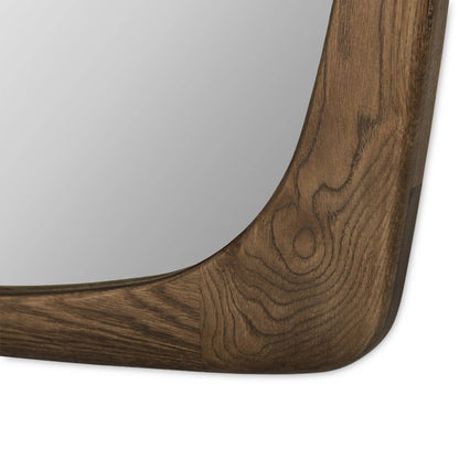 Jai Wall Mirror by Four Hands. Made from solid oak, mirror in a transitional style.