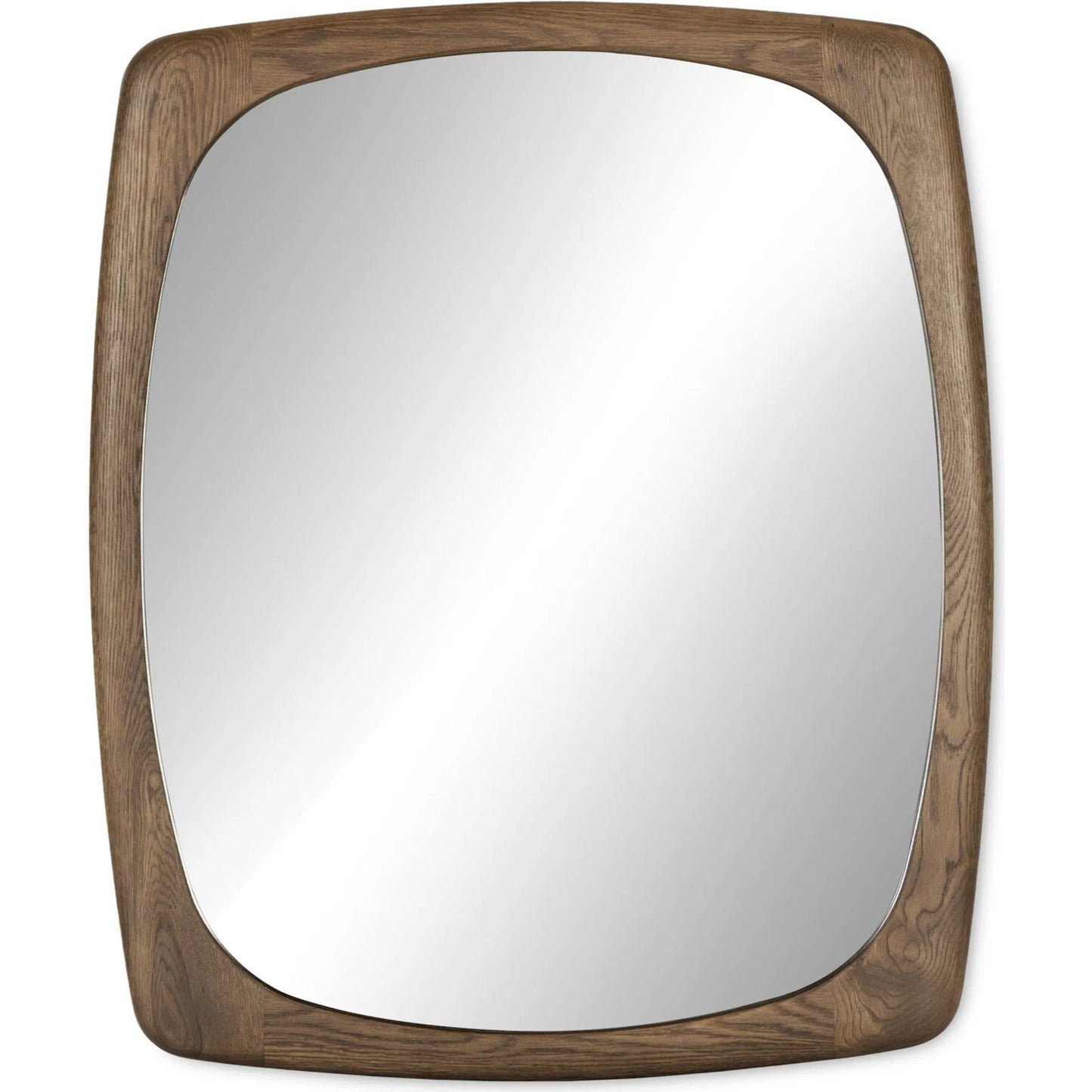 001 SI-2446583 | Primary Silo | Jai Wall Mirror by Four Hands. Made from solid oak, mirror in a transitional style.